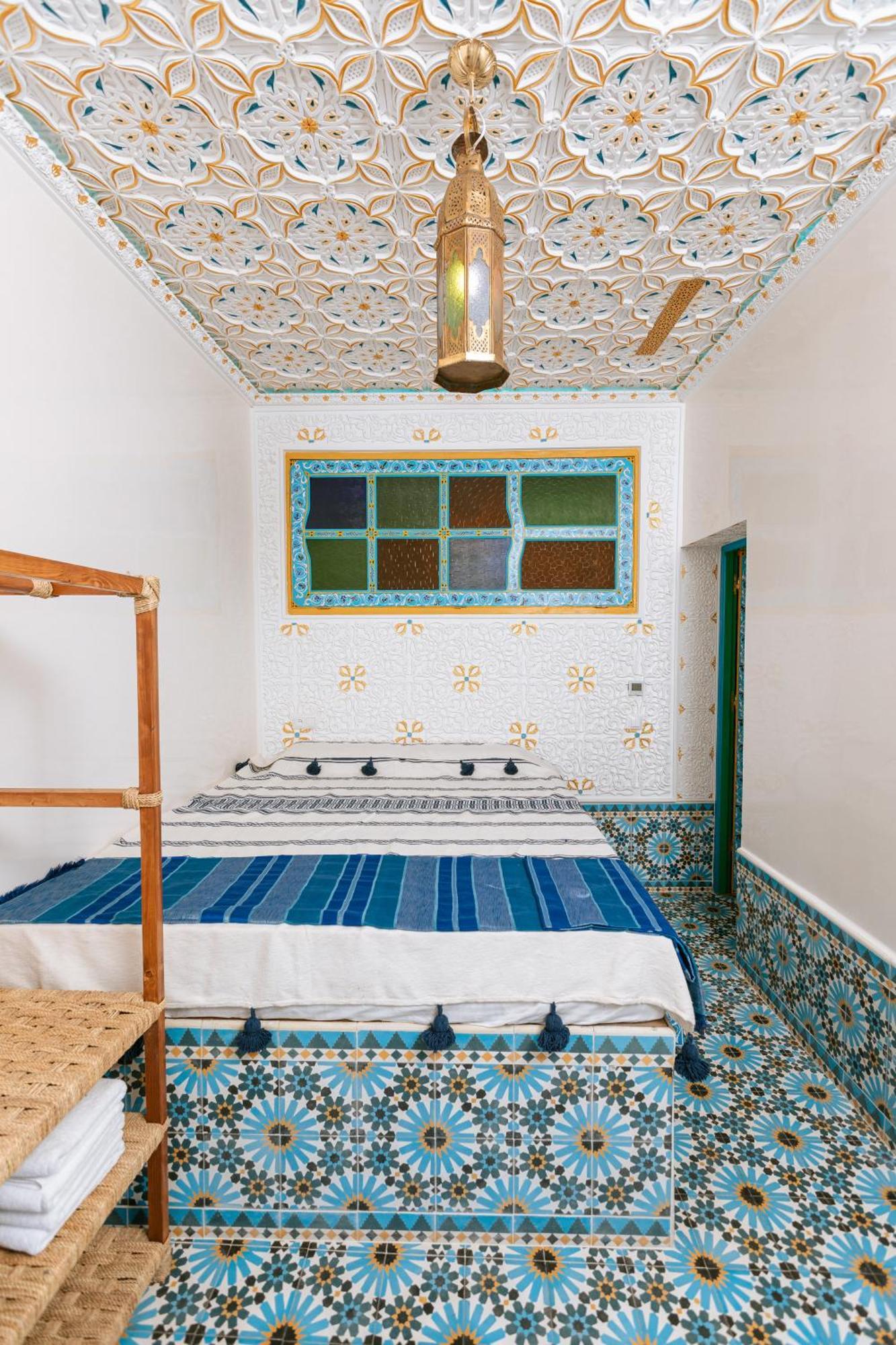 Colorful Traditional Riad W/Views Of Spain Tangier Exterior photo