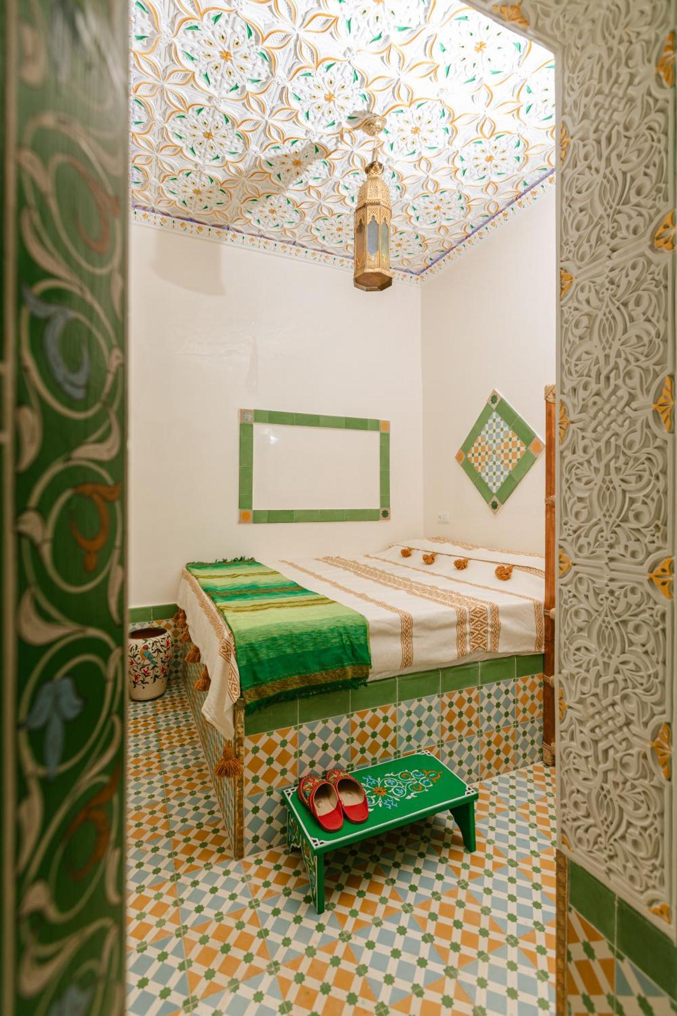 Colorful Traditional Riad W/Views Of Spain Tangier Exterior photo