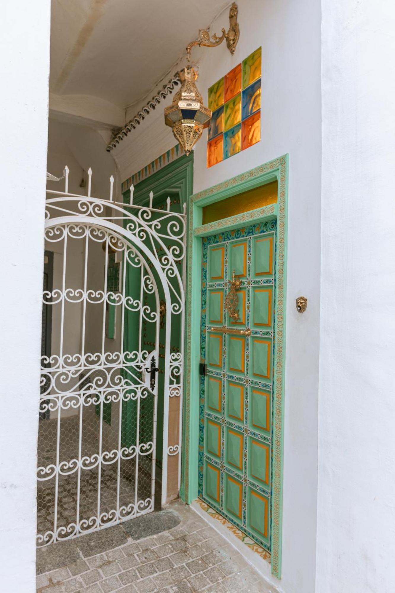Colorful Traditional Riad W/Views Of Spain Tangier Exterior photo
